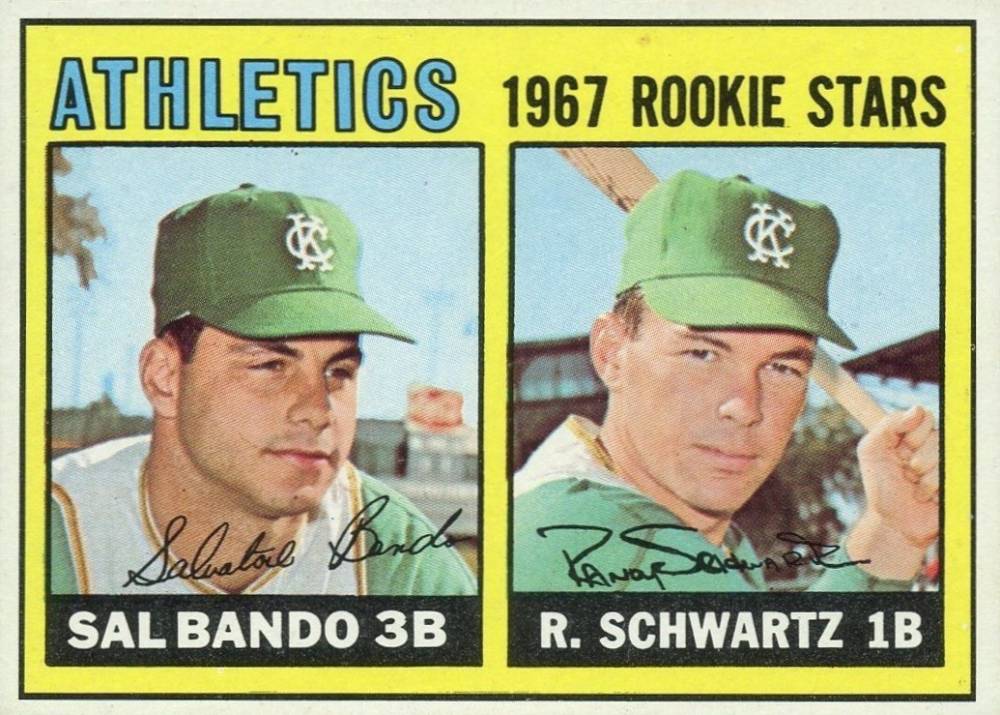 1967 Topps Athletics 1967 Rookie Stars #33 Baseball Card