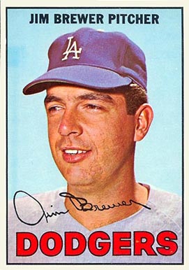 1967 Topps Jim Brewer #31 Baseball Card