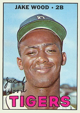 1967 Topps Jake Wood #394 Baseball Card