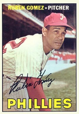 1967 Topps Ruben Gomez #427c Baseball Card