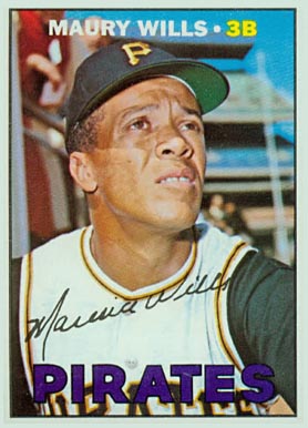 1967 Topps Maury Wills #570 Baseball Card