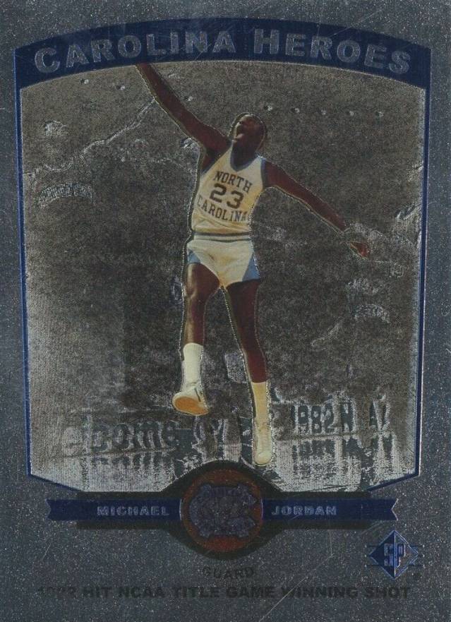 1998 SP Top Prospects Carolina Heroes Michael Jordan #1 Basketball Card