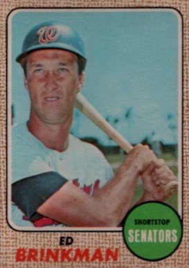 1968 O-Pee-Chee Ed Brinkman #49 Baseball Card