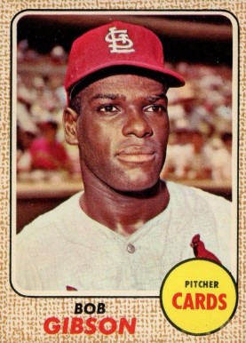 1968 O-Pee-Chee Bob Gibson #100 Baseball Card
