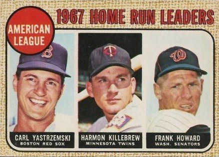 1968 O-Pee-Chee A.L. Home Run Leaders #6 Baseball Card