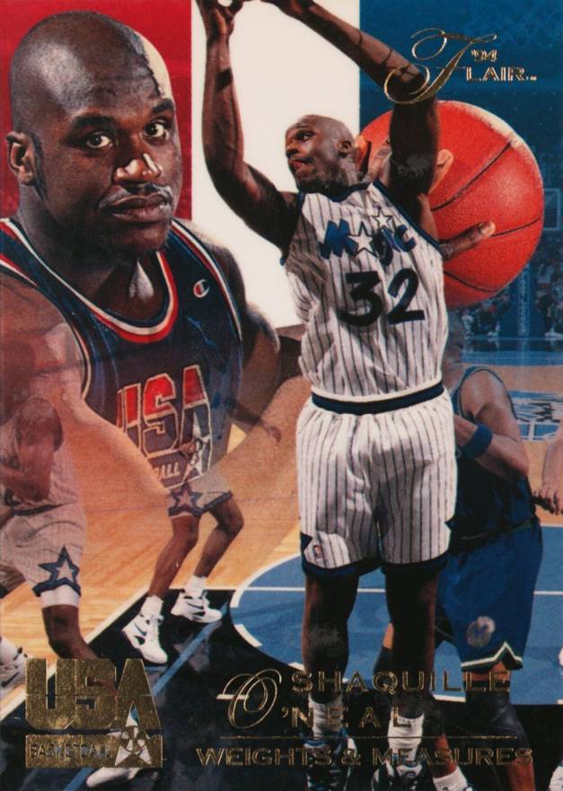 1994 Flair USA Basketball Shaquille O'Neal #78 Basketball Card