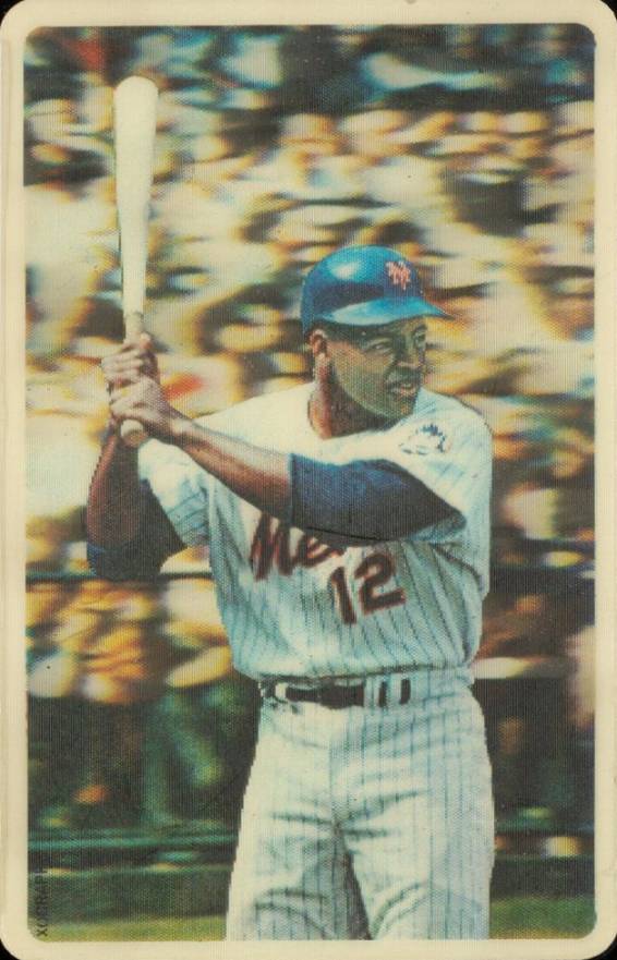 1968 Topps 3-D Tommy Davis # Baseball Card