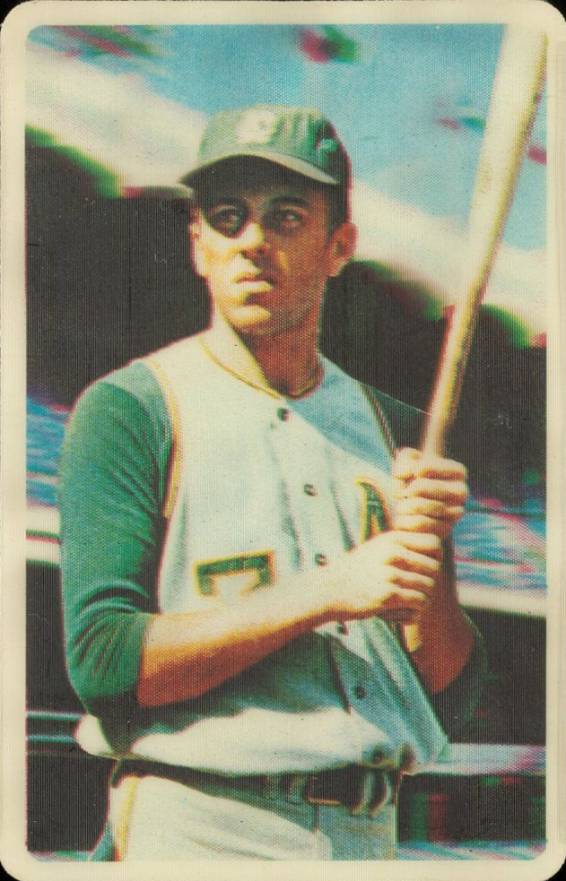 1968 Topps 3-D Rick Monday # Baseball Card