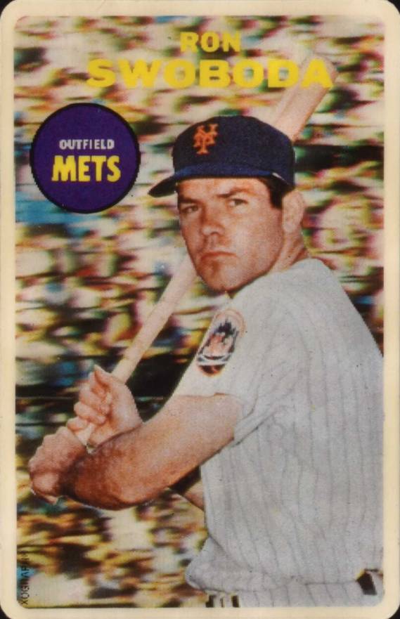 1968 Topps 3-D Ron Swoboda # Baseball Card