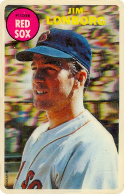 1968 Topps 3-D Jim Lonborg # Baseball Card
