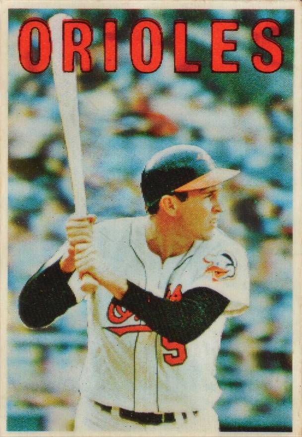 1968 Topps 3-D Brooks Robinson # Baseball Card