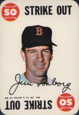 1968 Topps Game Jim Lonborg #14 Baseball Card