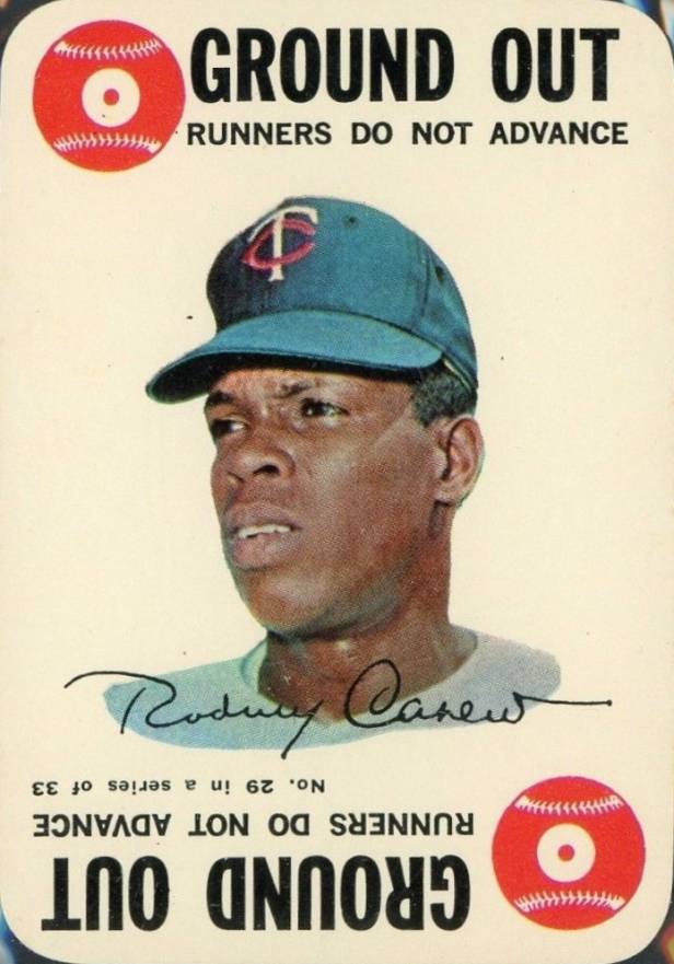 1968 Topps Game Rod Carew #29 Baseball Card