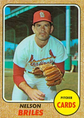 1968 Topps Nelson Briles #540 Baseball Card