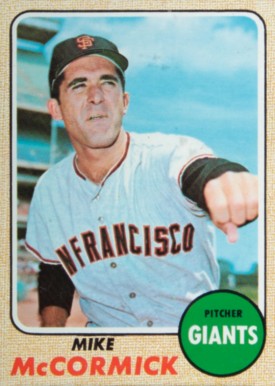 1968 Topps Mike McCormick #400w Baseball Card