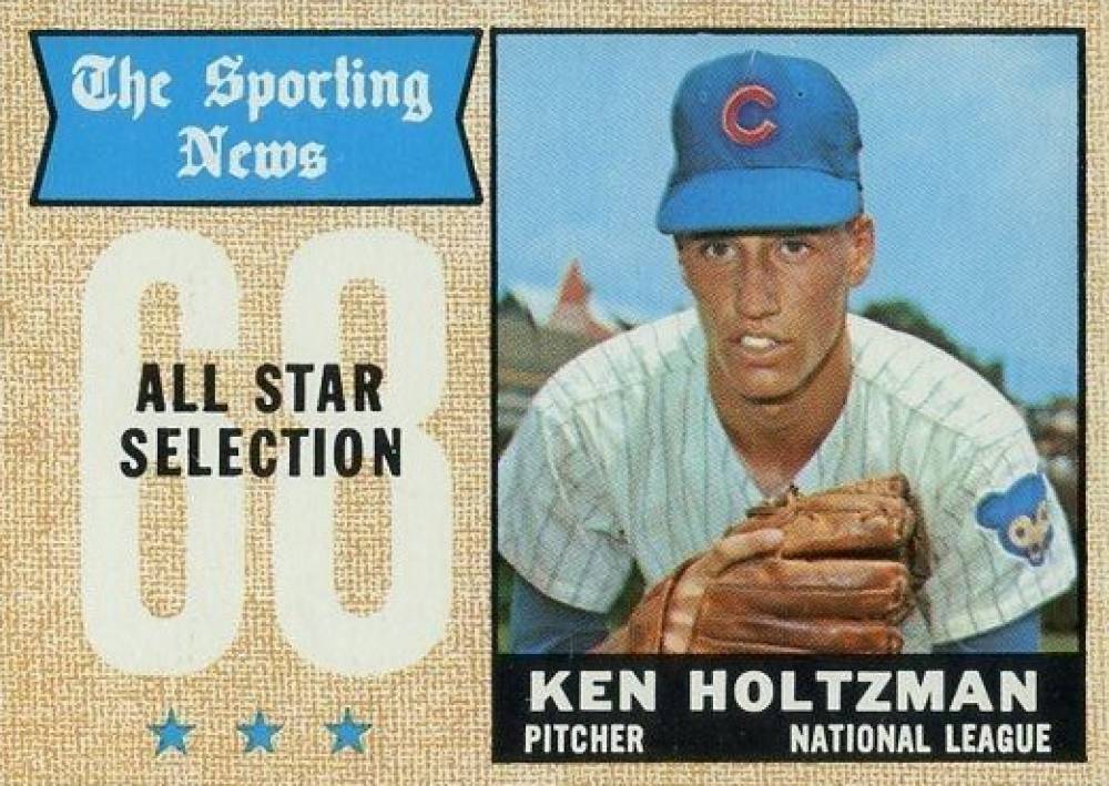 1968 Topps Ken Holtzman #380 Baseball Card