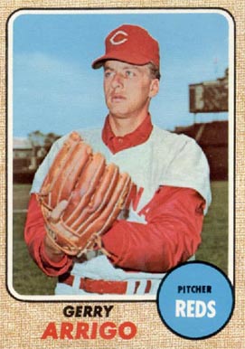 1968 Topps Gerry Arrigo #302 Baseball Card