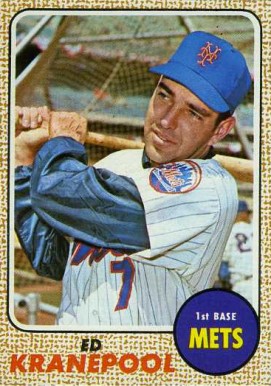1968 Topps Ed Kranepool #92 Baseball Card