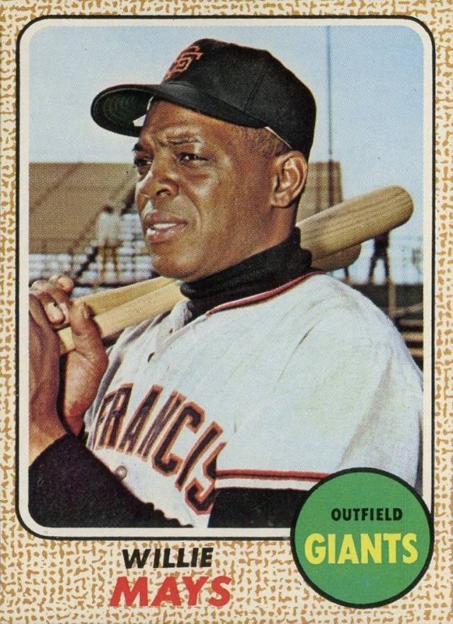 1968 Topps Willie Mays #50 Baseball Card