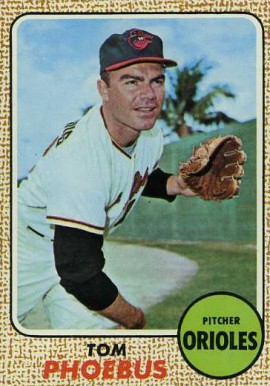 1968 Topps Tom Phoebus #97 Baseball Card