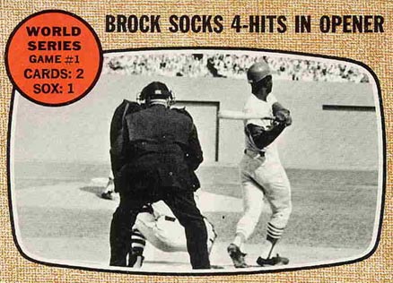 1968 Topps World Series Game #1 #151 Baseball Card