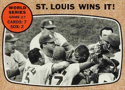 1968 Topps World Series Game #7 #157 Baseball Card