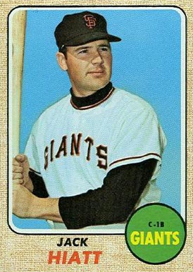 1968 Topps Jack Hiatt #419 Baseball Card