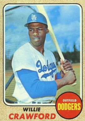 1968 Topps Willie Crawford #417 Baseball Card