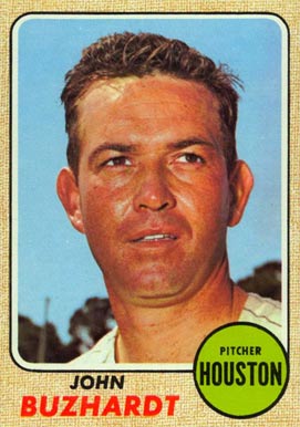 1968 Topps John Buzhardt #403 Baseball Card