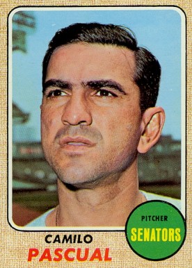 1968 Topps Camilo Pascual #395 Baseball Card