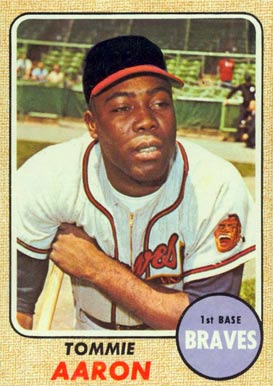 1968 Topps Tommie Aaron #394 Baseball Card