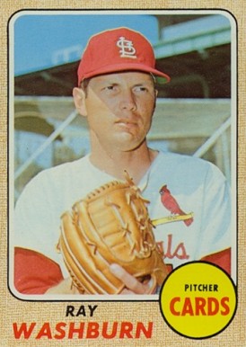 1968 Topps Ray Washburn #388 Baseball Card