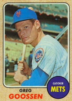 1968 Topps Greg Goossen #386 Baseball Card