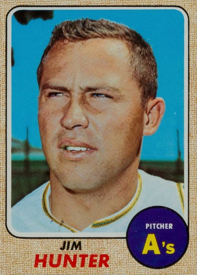1968 Topps Jim Hunter #385 Baseball Card