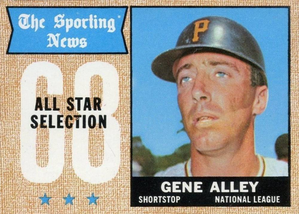 1968 Topps Gene Alley #368 Baseball Card