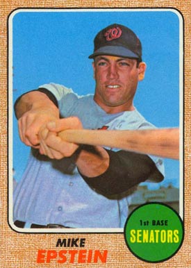 1968 Topps Mike Epstein #358 Baseball Card