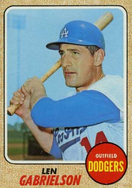 1968 Topps Len Gabrielson #357 Baseball Card