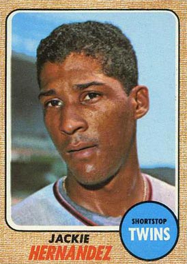1968 Topps Jackie Hernandez #352 Baseball Card