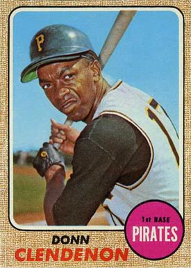 1968 Topps Donn Clendenon #344 Baseball Card