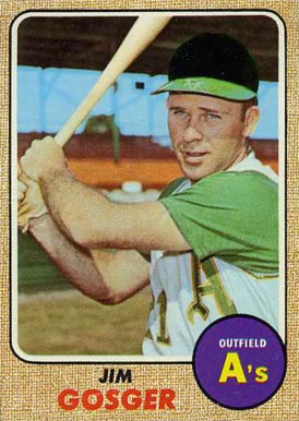 1968 Topps Jim Gosger #343 Baseball Card