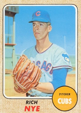 1968 Topps Rich Nye #339 Baseball Card