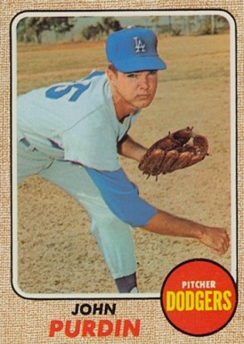1968 Topps John Purdin #336 Baseball Card