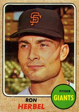 1968 Topps Ron Herbel #333 Baseball Card