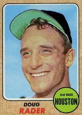 1968 Topps Doug Rader #332 Baseball Card