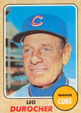 1968 Topps Leo Durocher #321 Baseball Card
