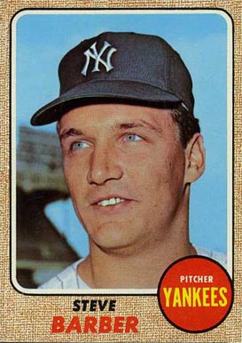1968 Topps Steve Barber #316 Baseball Card