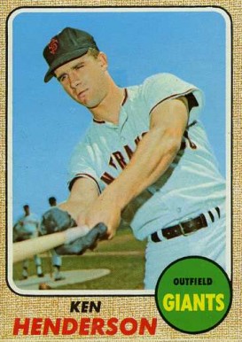 1968 Topps Ken Henderson #309 Baseball Card