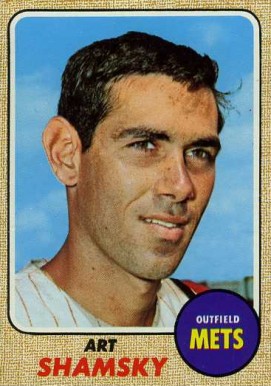 1968 Topps Art Shamsky #292 Baseball Card
