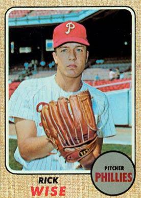 1968 Topps Rick Wise #262 Baseball Card