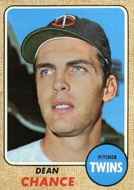 1968 Topps Dean Chance #255 Baseball Card